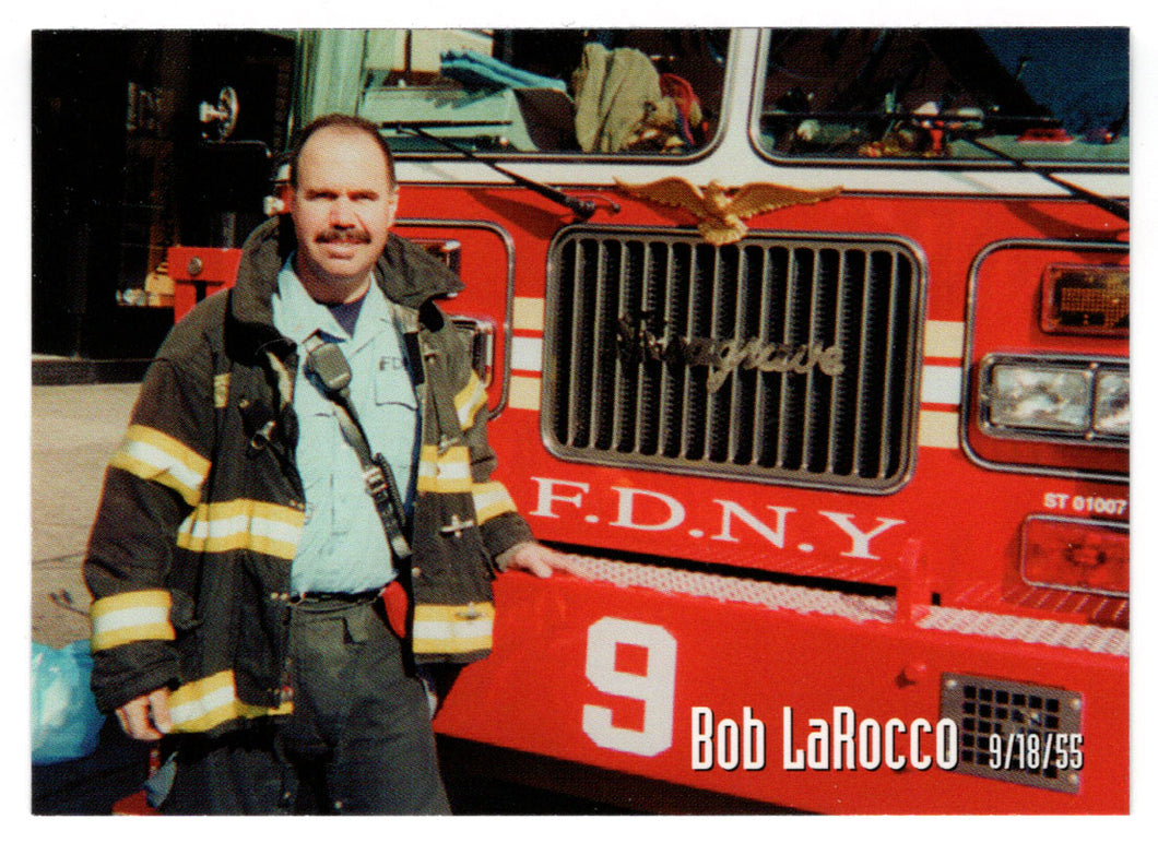 Lt. Bob LaRocco (Trading Card) Heroes of the World Trade Center Memorial - Tribute - 2002 Chestnut Publications # 42 - Mint