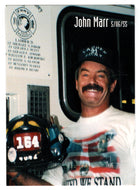 John Marr (Trading Card) Heroes of the World Trade Center Memorial - Tribute - 2002 Chestnut Publications # 47 - Mint