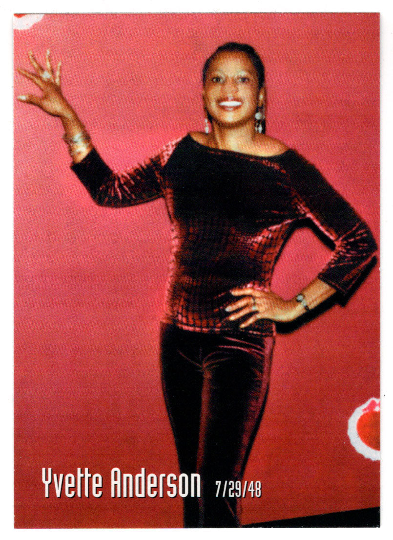 Yvette Anderson (Trading Card) Heroes of the World Trade Center Memorial - Tribute - 2002 Chestnut Publications # 60 - Mint