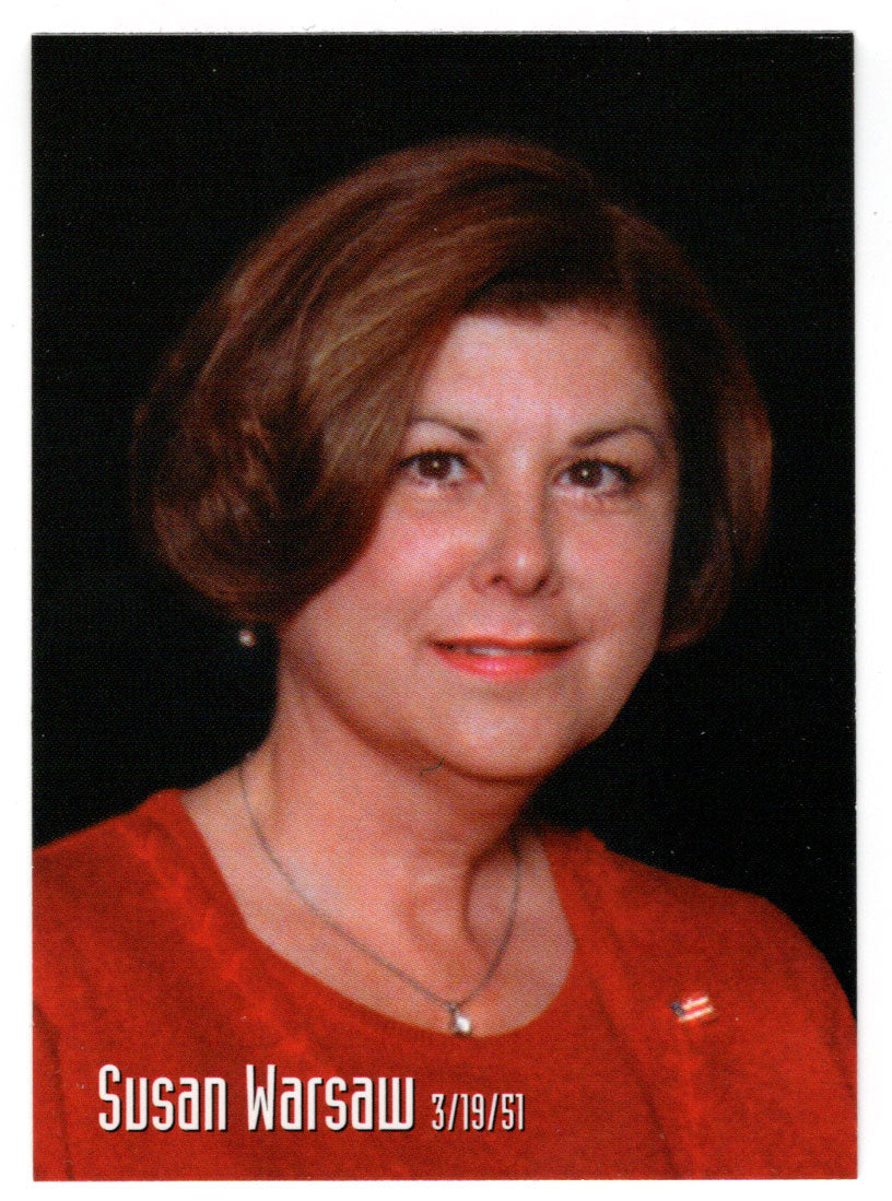 Susan Warsaw (Trading Card) Heroes of the World Trade Center Memorial - Tribute - 2002 Chestnut Publications # 70 - Mint