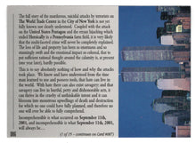 Load image into Gallery viewer, Puzzle - Disaster Card, 01 of 15 (Trading Card) Heroes of the World Trade Center Memorial - Tribute - 2002 Chestnut Publications # 86 - Mint
