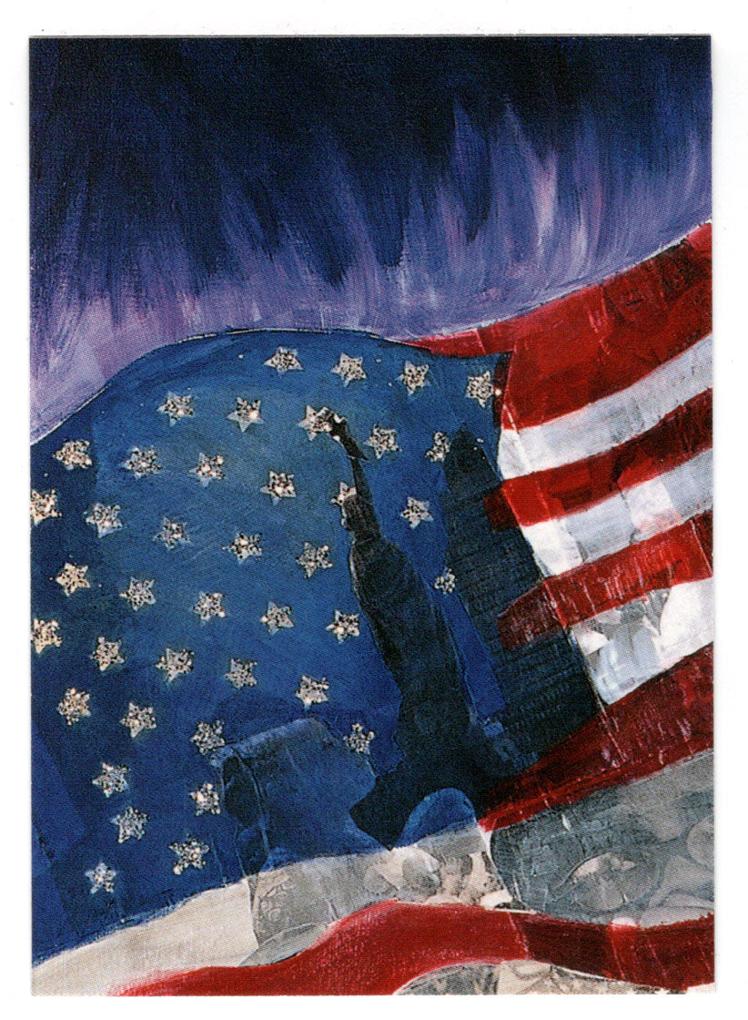 Puzzle - Disaster Card, 08 of 15 (Trading Card) Heroes of the World Trade Center Memorial - Tribute - 2002 Chestnut Publications # 93 - Mint