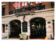 A New York City Firehouse (Trading Card) Heroes of the World Trade Center Memorial - Tribute - 2002 Chestnut Publications # 120 - Mint