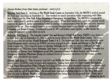 Load image into Gallery viewer, Rescue Workers From Other States - Part # 3 (Trading Card) Heroes of the World Trade Center Memorial - Tribute - 2002 Chestnut Publications # 129 - Mint
