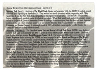 Rescue Workers From Other States - Part # 3 (Trading Card) Heroes of the World Trade Center Memorial - Tribute - 2002 Chestnut Publications # 129 - Mint