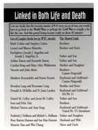 Linked in Both Life and Death (Trading Card) Heroes of the World Trade Center Memorial - Tribute - 2002 Chestnut Publications # 142 - Mint