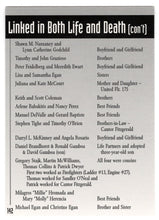 Load image into Gallery viewer, Linked in Both Life and Death (Trading Card) Heroes of the World Trade Center Memorial - Tribute - 2002 Chestnut Publications # 142 - Mint
