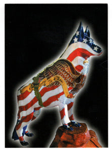 Canine Heroes (Trading Card) Heroes of the World Trade Center Memorial - Tribute - 2002 Chestnut Publications # 153 - Mint