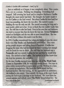 Carlos & Cecilia Lillo - Part 3 (Trading Card) Heroes of the World Trade Center Memorial - Tribute - 2002 Chestnut Publications # 185 - Mint