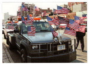 American Flags (Trading Card) Heroes of the World Trade Center Memorial - Tribute - 2002 Chestnut Publications # 194 - Mint