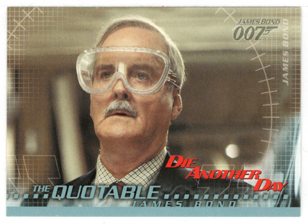 My commiserations, Double-O-Zero! (Trading Card) James Bond - Die Another Day - 2002 Rittenhouse Archives # 76 - Mint