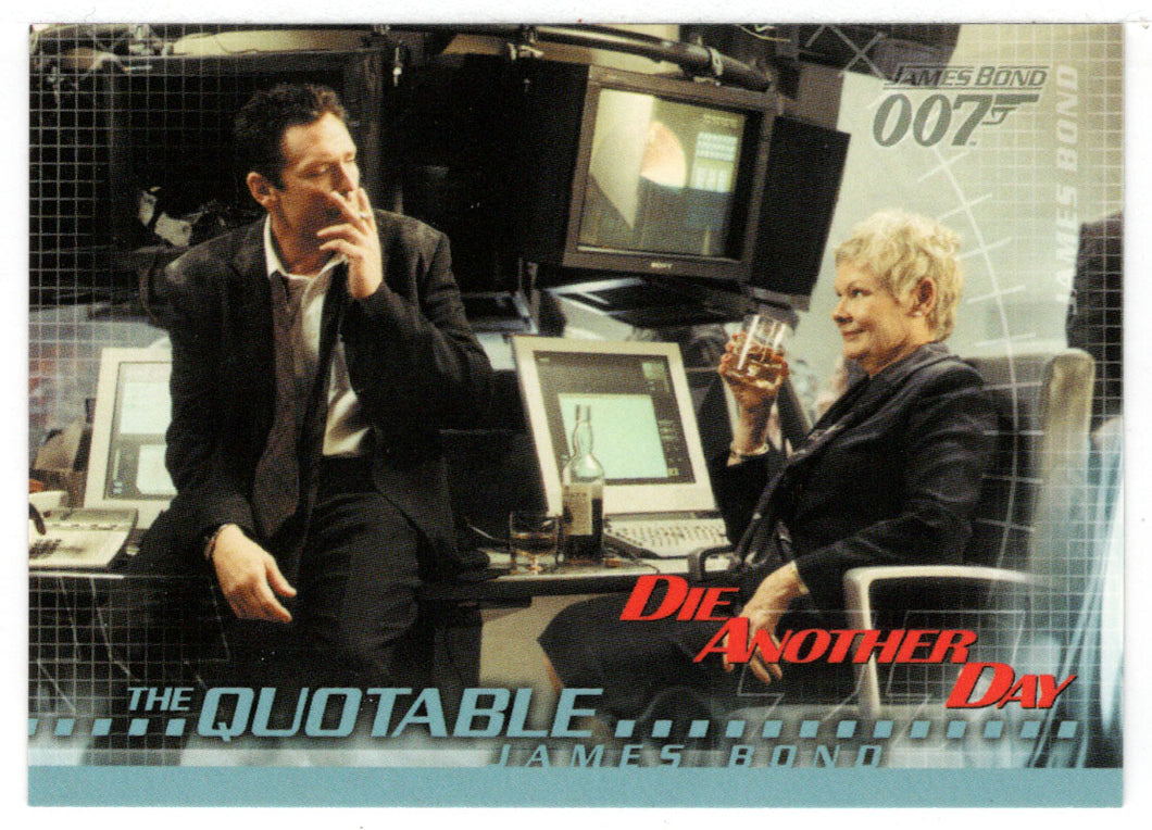 Knowing Who to Trust is Everything in this Business! (Trading Card) James Bond - Die Another Day - 2002 Rittenhouse Archives # 88 - Mint