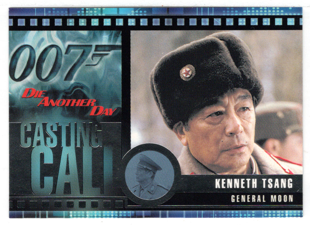 Kenneth Tsang as General Moon - Casting Call (Trading Card) James Bond - Die Another Day - 2002 Rittenhouse Archives # C10 - Mint