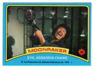 Evil Assassin Chang (Trading Card) James Bond - Moonraker - 1979 Topps # 22 - Mint