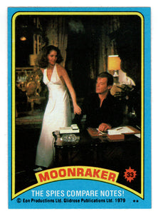 The Spies Compare Notes! (Trading Card) James Bond - Moonraker - 1979 Topps # 33 - Mint