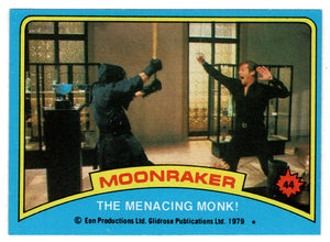 The Menacing Monk (Trading Card) James Bond - Moonraker - 1979 Topps # 44 - Mint