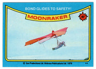 Bond Glides to Safety (Trading Card) James Bond - Moonraker - 1979 Topps # 47 - Mint
