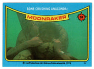 Bone Crushing Anaconda! (Trading Card) James Bond - Moonraker - 1979 Topps # 53 - Mint