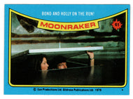 Bond and Holly on The Run! (Trading Card) James Bond - Moonraker - 1979 Topps # 61 - Mint