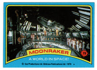 A World in Space! (Trading Card) James Bond - Moonraker - 1979 Topps # 72 - Mint