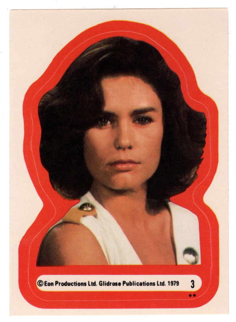Lois Chiles as Holly Goodhead (Trading Card/Sticker) James Bond - Moonraker - 1979 Topps # 99 - Mint