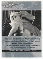 Blofeld - From Russia with Love (Trading Card) James Bond - The Quotable - 2004 Rittenhouse Archives # 3 - Mint