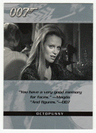 Magda - Octopussy (Trading Card) James Bond - The Quotable - 2004 Rittenhouse Archives # 7 - Mint