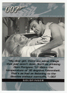 My Dear Girl - Goldfinger (Trading Card) James Bond - The Quotable - 2004 Rittenhouse Archives # 21 - Mint