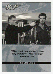 Alec Trevelyan - GoldenEye (Trading Card) James Bond - The Quotable - 2004 Rittenhouse Archives # 38 - Mint