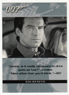 Caroline - GoldenEye (Trading Card) James Bond - The Quotable - 2004 Rittenhouse Archives # 56 - Mint