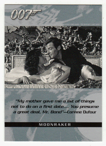 Corinne Dufour - Moonraker (Trading Card) James Bond - The Quotable - 2004 Rittenhouse Archives # 57 - Mint