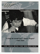 Nick Nack - The Man with The Golden Gun (Trading Card) James Bond - The Quotable - 2004 Rittenhouse Archives # 61 - Mint