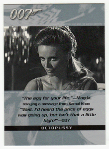 Magda - Octopussy (Trading Card) James Bond - The Quotable - 2004 Rittenhouse Archives # 66 - Mint