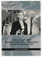 Pussy Galore - Goldfinger (Trading Card) James Bond - The Quotable - 2004 Rittenhouse Archives # 69 - Mint