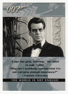 Valentin Zukovsky - The World is Not Enough (Trading Card) James Bond - The Quotable - 2004 Rittenhouse Archives # 80 - Mint