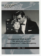 Miss Moneypenny - Dr. No (Trading Card) James Bond - The Quotable - 2004 Rittenhouse Archives # 81 - Mint