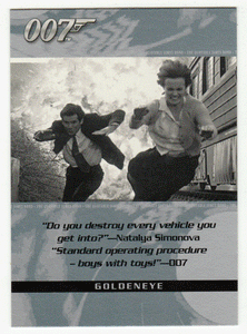 Natalya Simonova - GoldenEye (Trading Card) James Bond - The Quotable - 2004 Rittenhouse Archives # 85 - Mint