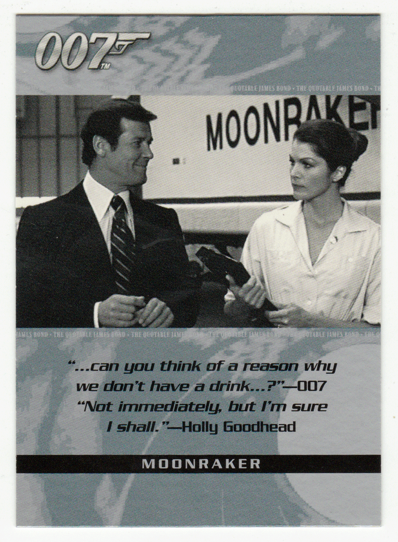 Holly Goodhead - Moonraker (Trading Card) James Bond - The Quotable - 2004 Rittenhouse Archives # 87 - Mint