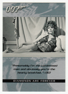 Jill St. John - Diamonds are Forever (Trading Card) James Bond - The Quotable - 2004 Rittenhouse Archives # 91 - Mint