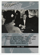 Sylvia Trench - Dr. No (Trading Card) James Bond - The Quotable - 2004 Rittenhouse Archives # 93 - Mint