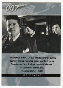 Valentin Zukovsky - GoldenEye (Trading Card) James Bond - The Quotable - 2004 Rittenhouse Archives # 94 - Mint