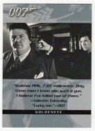 Valentin Zukovsky - GoldenEye (Trading Card) James Bond - The Quotable - 2004 Rittenhouse Archives # 94 - Mint