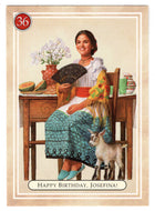 Josefina - Happy Birthday - Feast Days - American Girl (Trading Card) # 36 - 1994 Pleasant Company - Mint