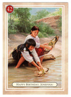 Josefina - Happy Birthday - Playing With Mariana - American Girl (Trading Card) # 42 - 1994 Pleasant Company - Mint