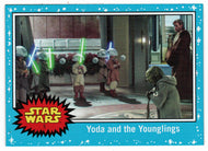 Yoda and The Younglings (Trading Card) - Star Wars - Journey to the Last Jedi - 2017 Topps # 5 - Mint