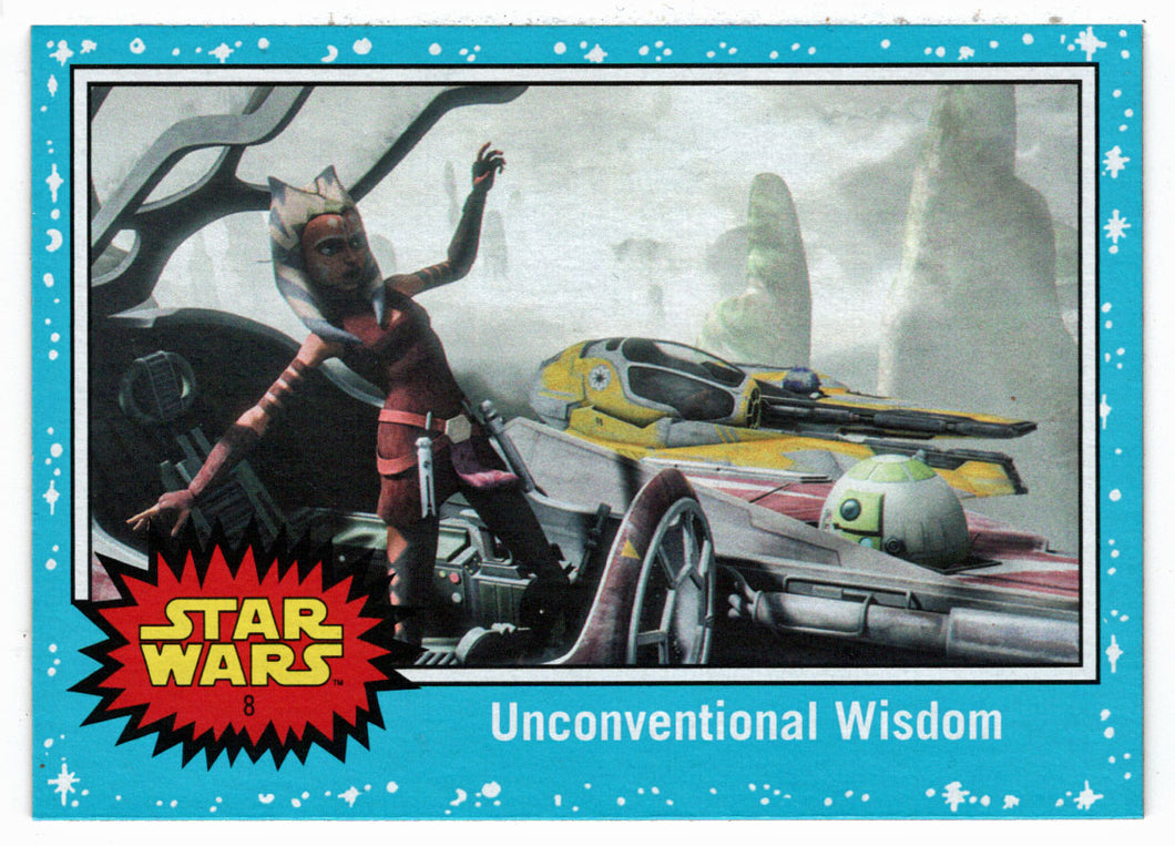 Unconventional Wisdom (Trading Card) - Star Wars - Journey to the Last Jedi - 2017 Topps # 8 - Mint