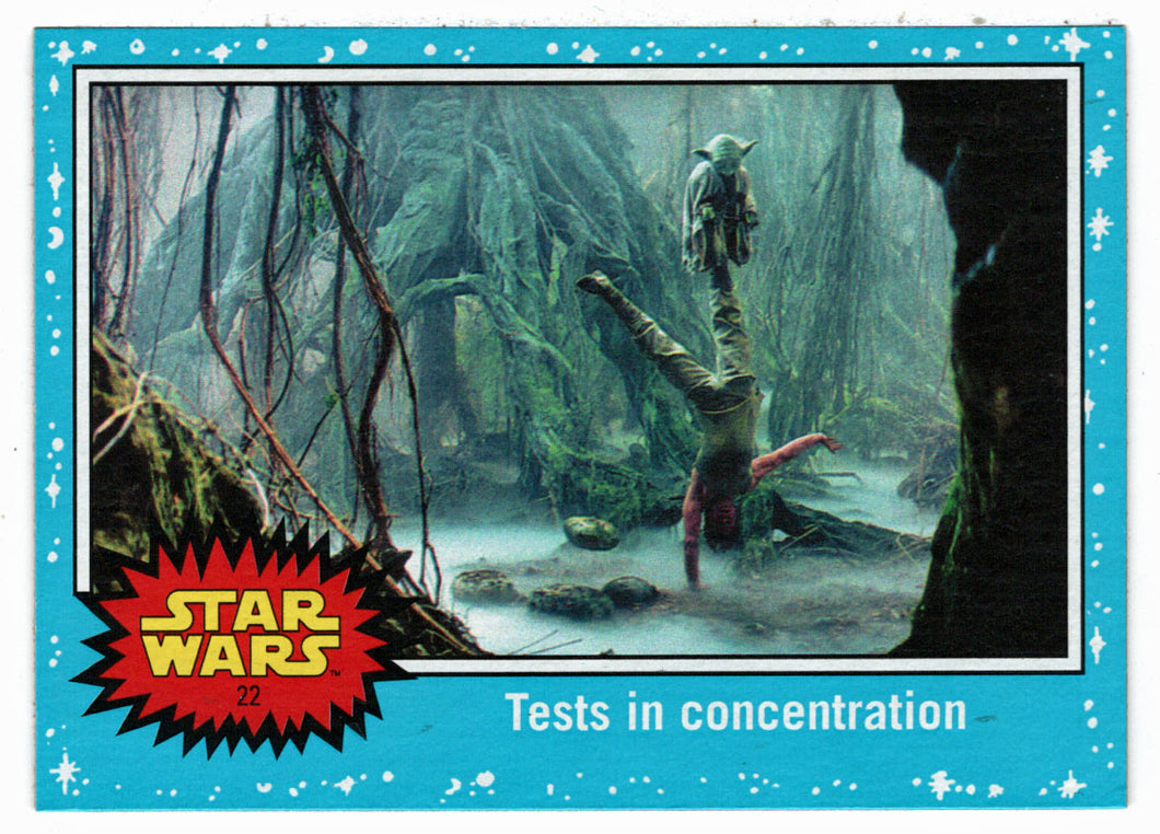 Tests in Concentration (Trading Card) - Star Wars - Journey to the Last Jedi - 2017 Topps # 22 - Mint