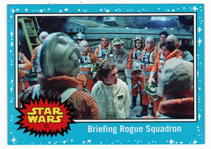Briefing Rogue Squadron (Trading Card) - Star Wars - Journey to the Last Jedi - 2017 Topps # 31 - Mint