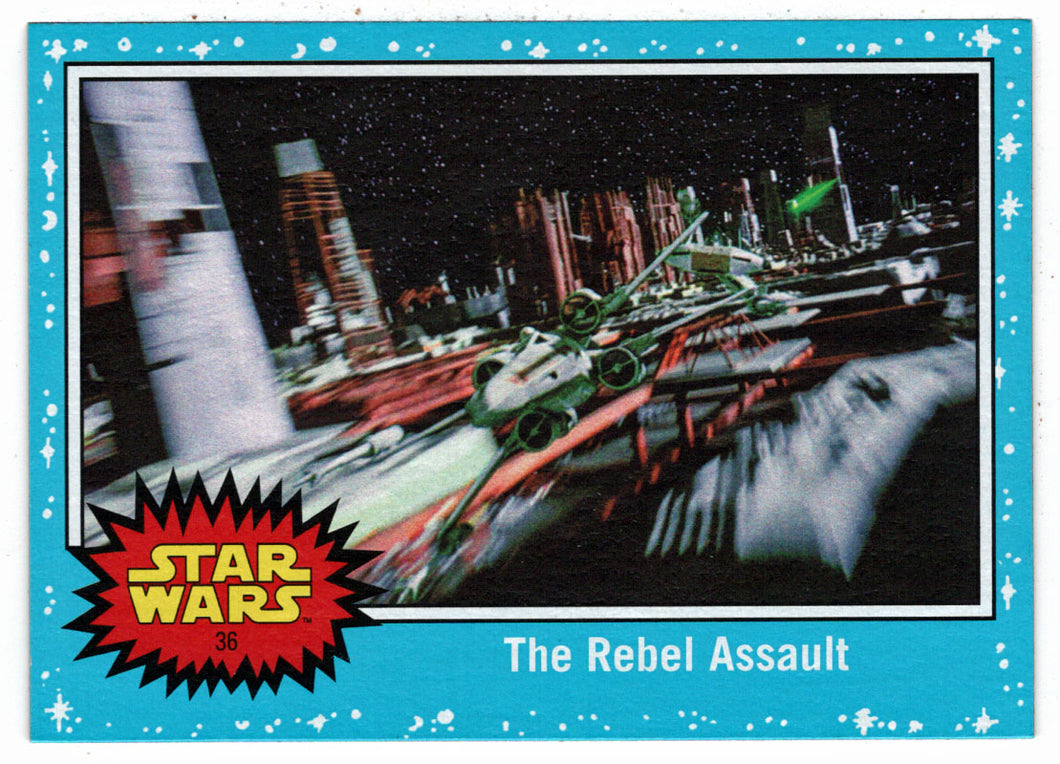 The Rebel Assault (Trading Card) - Star Wars - Journey to the Last Jedi - 2017 Topps # 36 - Mint