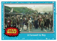 A Farewell to Rey (Trading Card) - Star Wars - Journey to the Last Jedi - 2017 Topps # 50 - Mint
